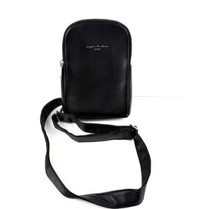Inicat Small‎ Black Sling Bag Crossbody Vegan Leather Bag Brand New